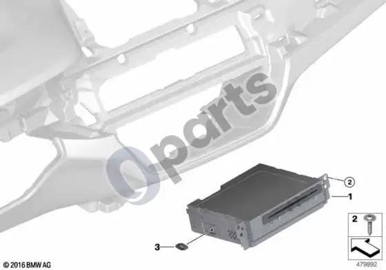 BMW X4 G02 pagrindinė multimedijos 2 magnetola – schema