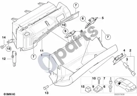 Daiktadėžė BMW 51168248980