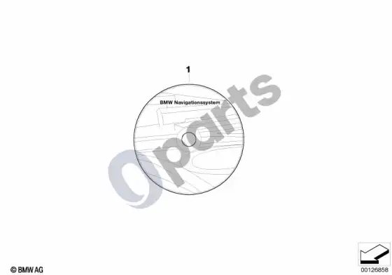BMW X5 E53 DVD navigacija, gatvių žemėlapis – schema