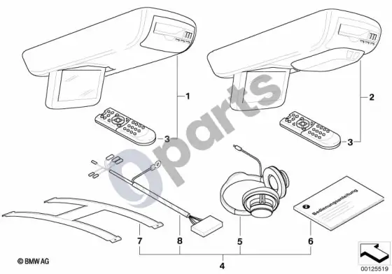 BMW X5 E53 DVD sistema – schema