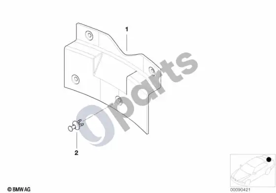 BMW X5 E53 kabelio apdanga – schema