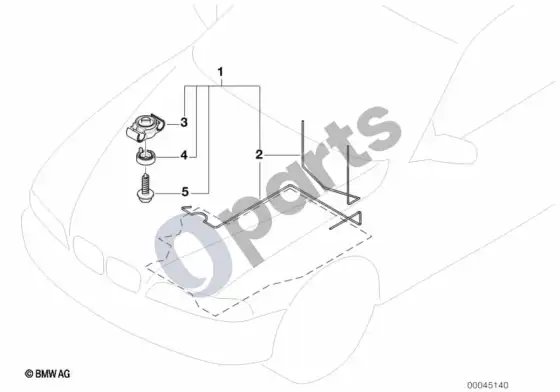 BMW X5 E53 apsauga nuo kiaunių; 1997.03 - 2002.08 – schema
