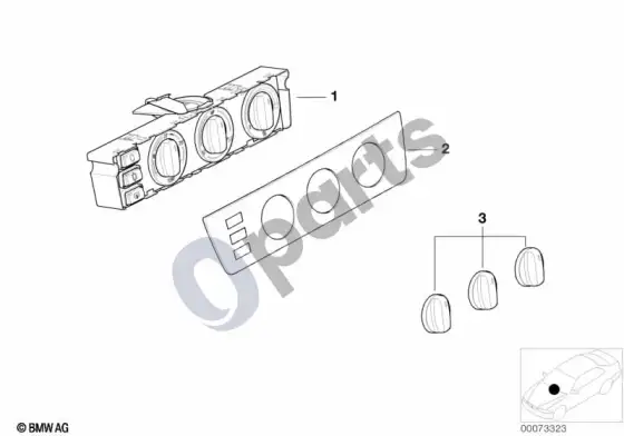 BMW X5 E53 oro kondicionieriaus valdymas – schema