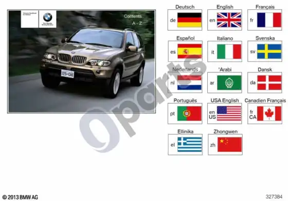BMW X5 E53 naudotojo vadovas E53; 1999.09 - 2006.10 – schema