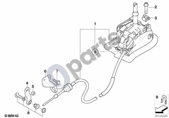 BMW X5 E53 steptronic pavarų perjungimas, visų ratų pavara – schema