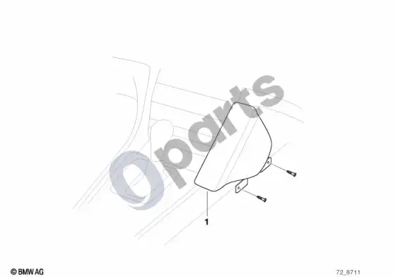 BMW X5 E53 telefono konsolė – schema