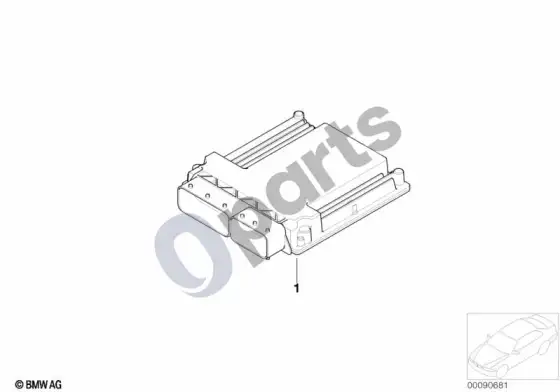 BMW X5 E53 užprogramuotas DDE valdymo blokas – schema