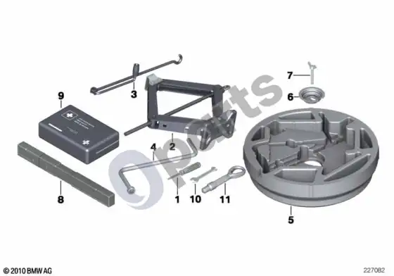 BMW X5 E70 borto įranga – schema
