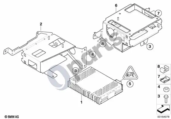 BMW X5 E70 DAB imtuvas; ... - 2009.10 – schema