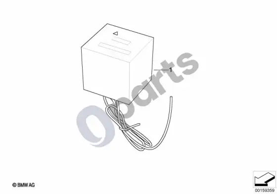 BMW X5 E70 slopinimo filtras – schema