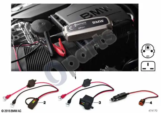 BMW X5 F15 akumuliatoriaus kroviklis – schema