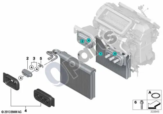 BMW X5 F15 garintuvas / išsiplėtimo vožtuvas – schema