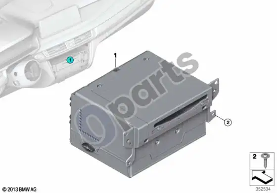 BMW X5 F15 galvinis įrenginys high; ... - 2016.08 – schema