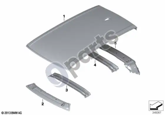 BMW X5 F15 stogas – schema