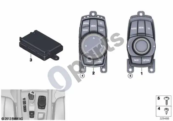 BMW X5 F15 valdiklis – schema