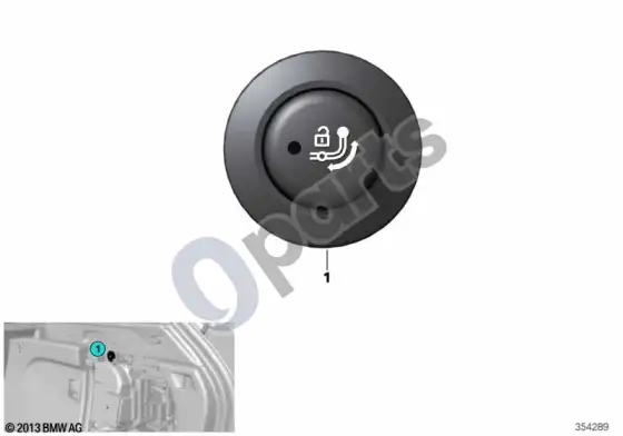 BMW X5 F15 vilkimo kablio jungiklis – schema