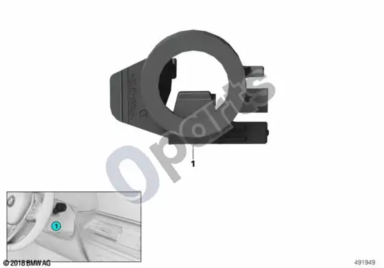 BMW X5 G05 avarinio užvedimo ritė – schema