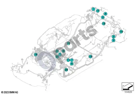 BMW X5 G05 jungtis nuo a22*1b-> a26*5b – schema