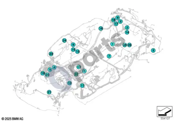 BMW X5 G05 jungtis nuo a5*1b->a79*1b – schema
