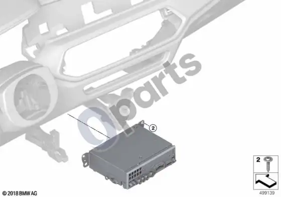 BMW X5 G05 multimedijos blokas high 5 – schema