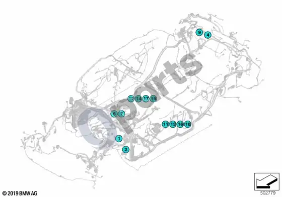 BMW X5 G05 kištukinė jungtis iš s1*1b-->s166*1b – schema