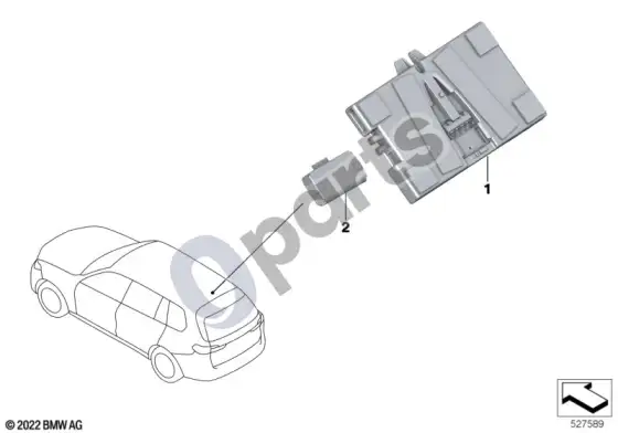 BMW X5 G05 telematikos ryšio blokas 4 – schema