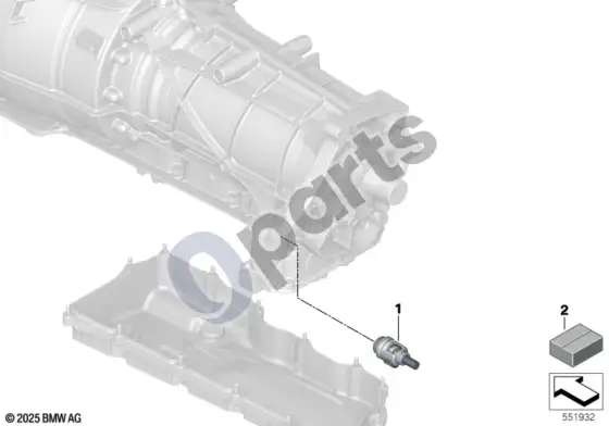 BMW X5 G05 termostatinis vožtuvas GA8P80/100XPH – schema