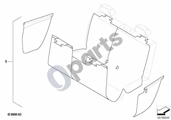 BMW X6 E71 apsauginis brezentas – schema