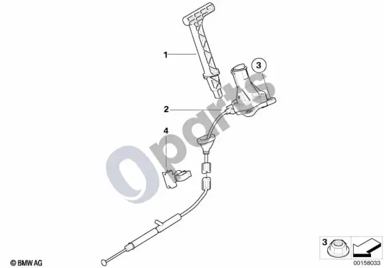 BMW X6 E71 avarinio atrakinimo įtaisas – schema