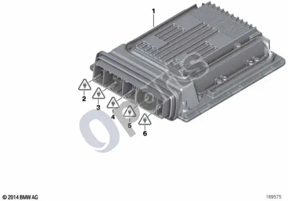 BMW X6 E71 bazinis DME valdymo blokas / MSD85 – schema