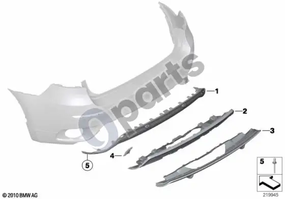 BMW X6 E71 performance aero galas – keitimui – schema