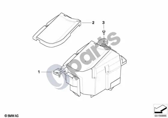 BMW X6 E71 projekcinis ekranas – schema
