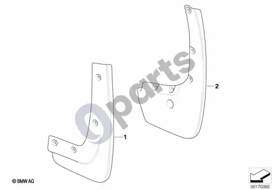 BMW X6 E71 purvasaugiai – schema