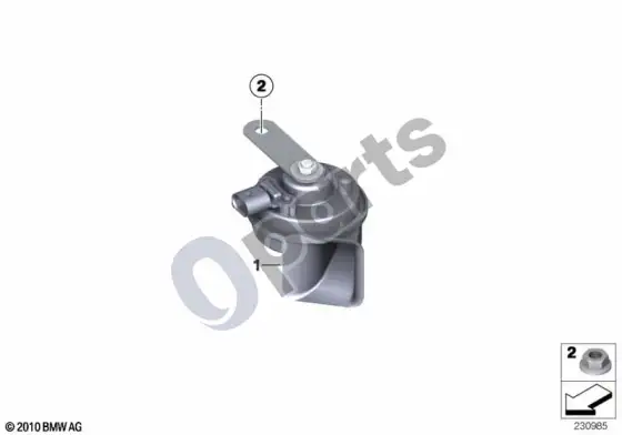 BMW X6 E71 signalas – schema
