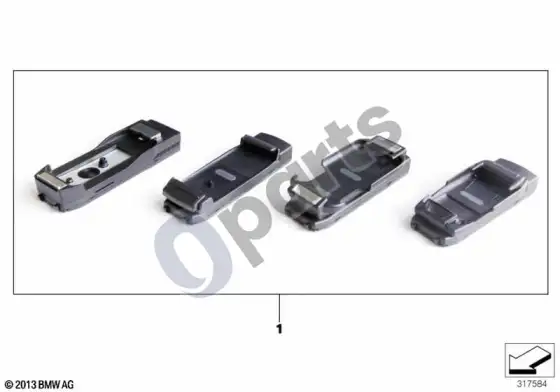 BMW X6 E71 snap-in adapteris, SAMSUNG įrenginiams – schema