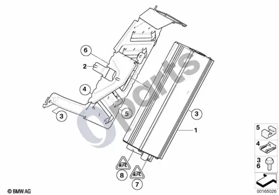 BMW X6 E71 stiprintuvas/laikiklis, individuali garso sistema – schema