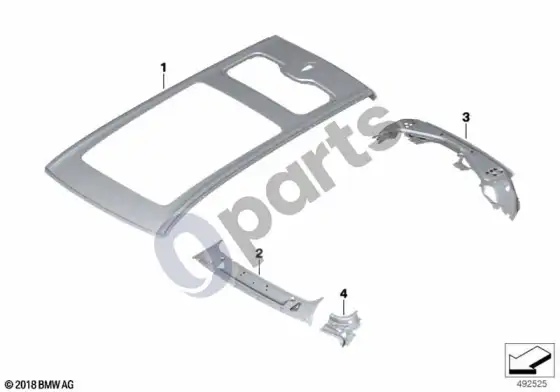 BMW X7 G07 stogas – schema
