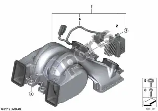 BMW XM (2022–) Galinis ventiliatorius – schema
