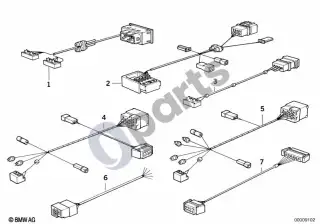 BMW Z1 Adapterio laidas – schema