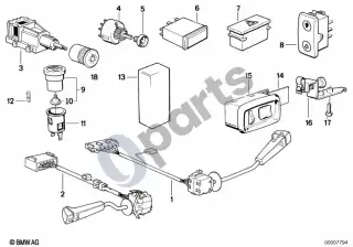 BMW Z1 Jungiklis – schema