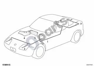 BMW Z1 Laidų pynė – schema