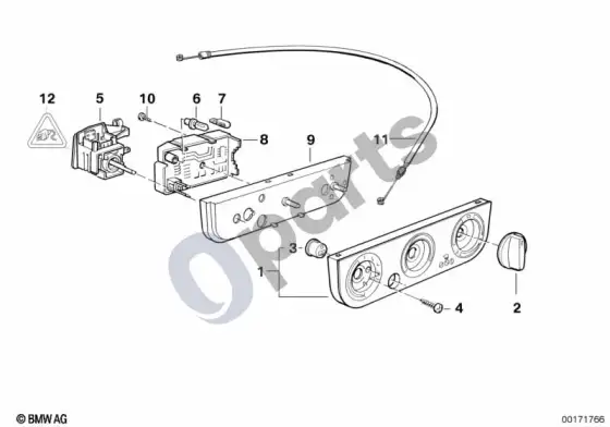 BMW Z3 E36 šildytuvo valdymo blokas siemens – schema