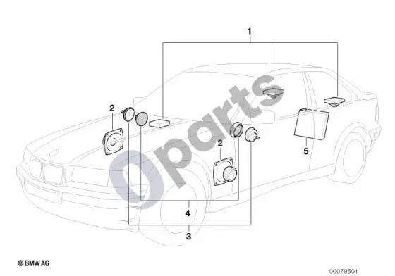 BMW Z3 E36 sound modul sistema – schema