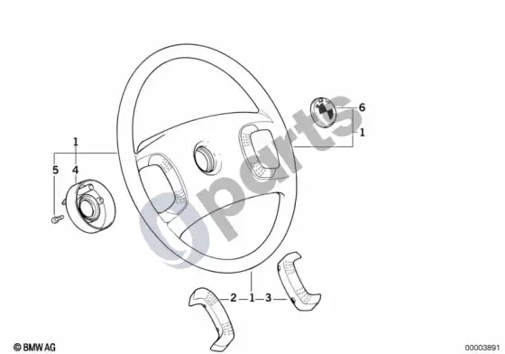 BMW Z3 E36 vairas – schema
