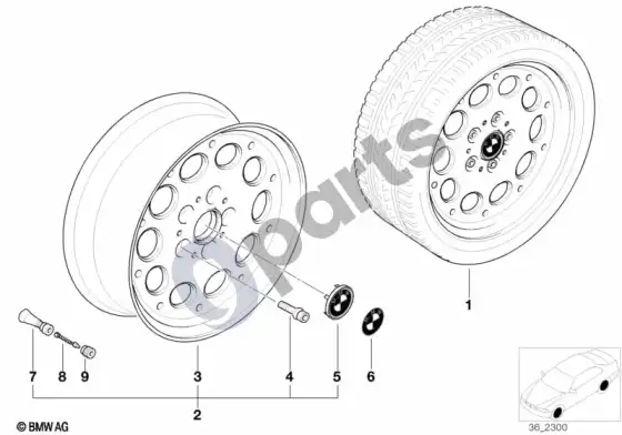 BMW Z3 E36 z-line – schema