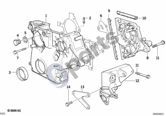 BMW Z3 E36 paskirstymo dangtis; ... - 1994.01 – schema