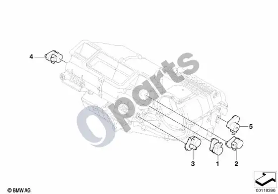 BMW Z4 E85 E86 automatinio oro kondicionavimo pavara – schema