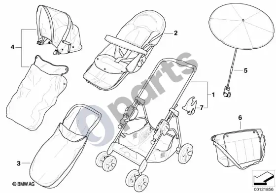 BMW Z4 E85 E86 BMW buggy chromuotas-marine su priedais – schema