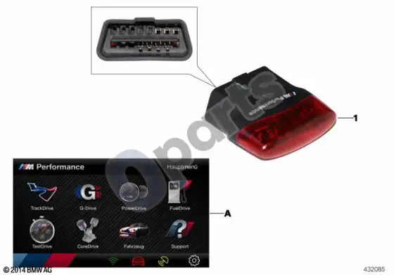 BMW Z4 E85 E86 drive analyser – schema