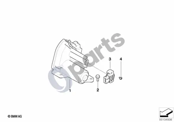 BMW Z4 E85 E86 droselio pavara – schema